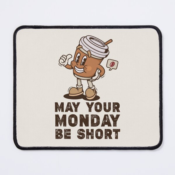 Item preview, Retro Monday Boost: Vintage Cartoon Coffee Cup Collection designed and sold by Wise-Geek.