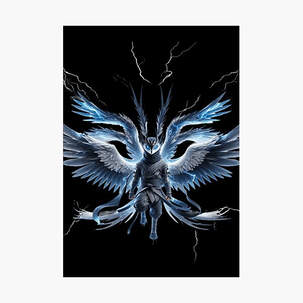Item preview, Electric Raven Warrior  designed and sold by TeslaSt0re.