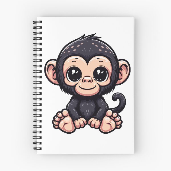 Item preview, Playful Chimpanzee Cartoon designed and sold by ArtfulWeave.