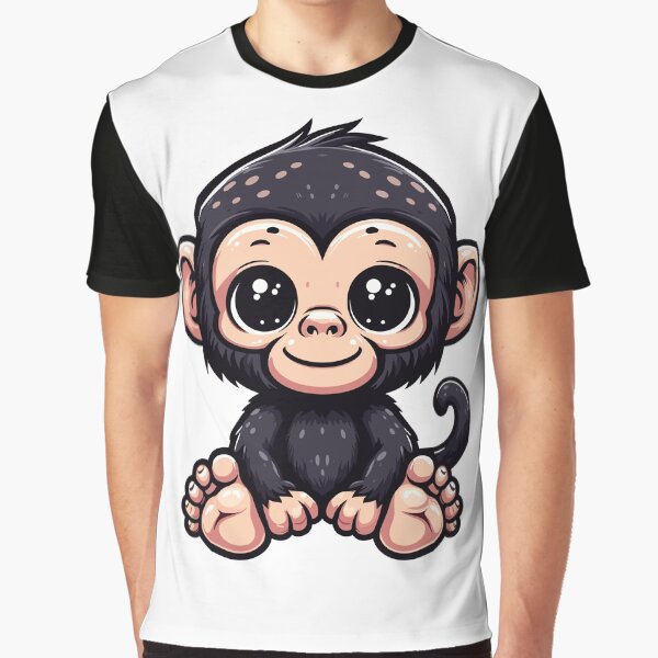 Item preview, Playful Chimpanzee Cartoon designed and sold by CrativeArtss.