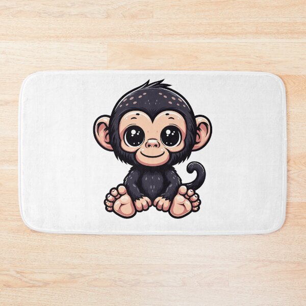 Item preview, Playful Chimpanzee Cartoon designed and sold by ArtfulWeave.