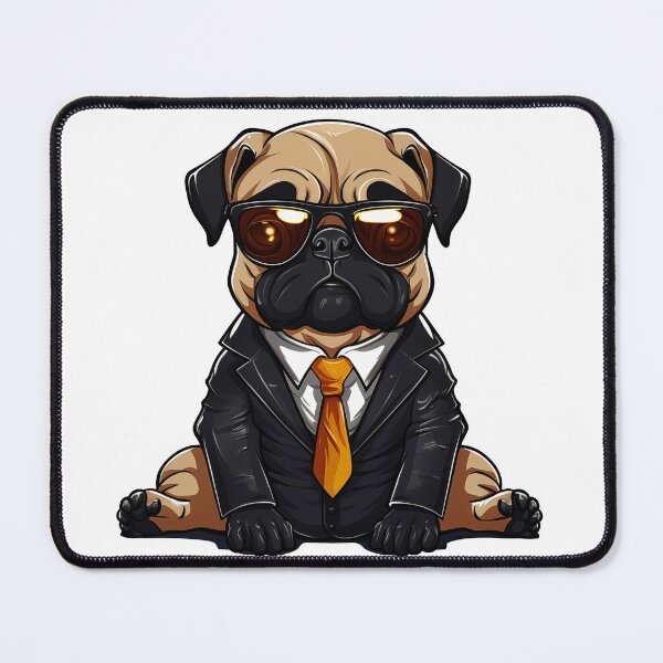 Item preview, Pug in Black designed and sold by Vikycialp.