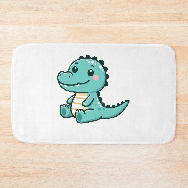 Aperçu de l'œuvre Dessin animé ludique de crocodile créée et vendue par ArtfulWeave.