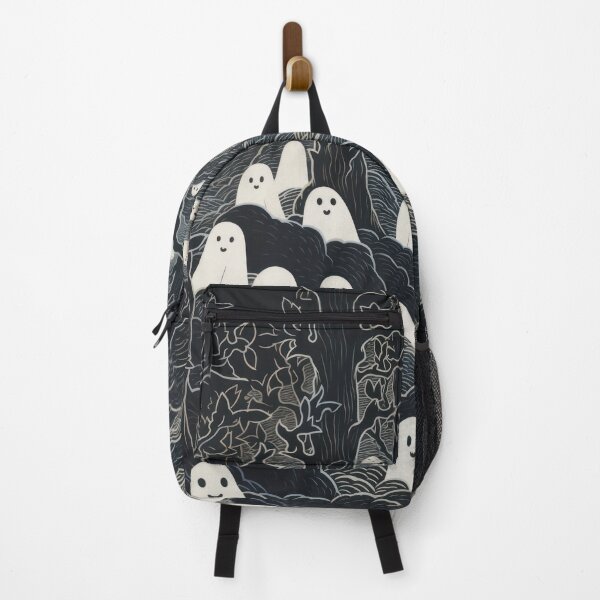 Item preview, funny ghosts in the forest, happy halloween designed and sold by Mauswohn.