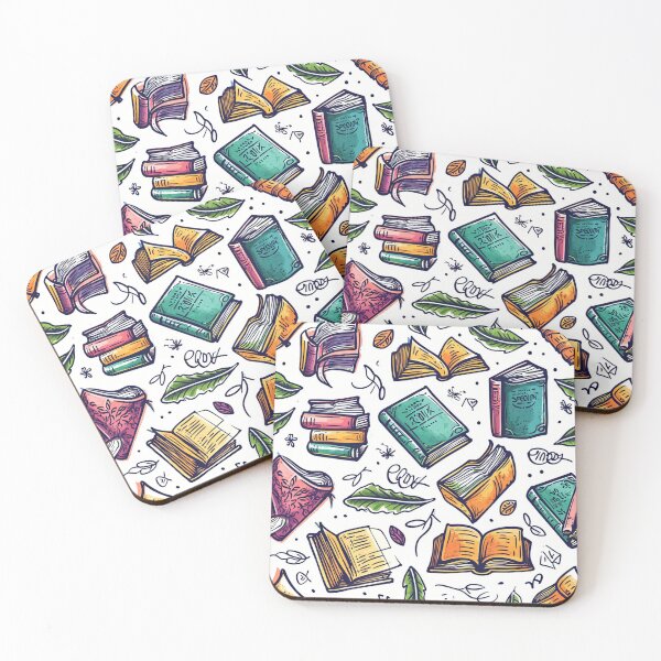Item preview, Book Aesthetic, Abstract Doodle Books Pattern designed and sold by Desfix.