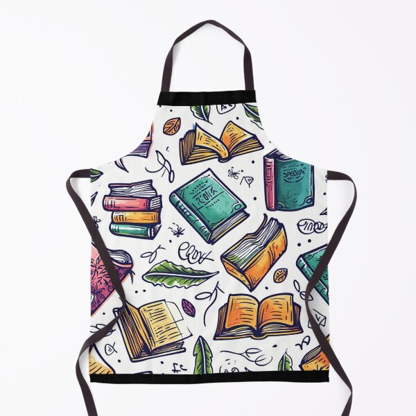 Item preview, Book Aesthetic, Abstract Doodle Books Pattern designed and sold by Desfix.