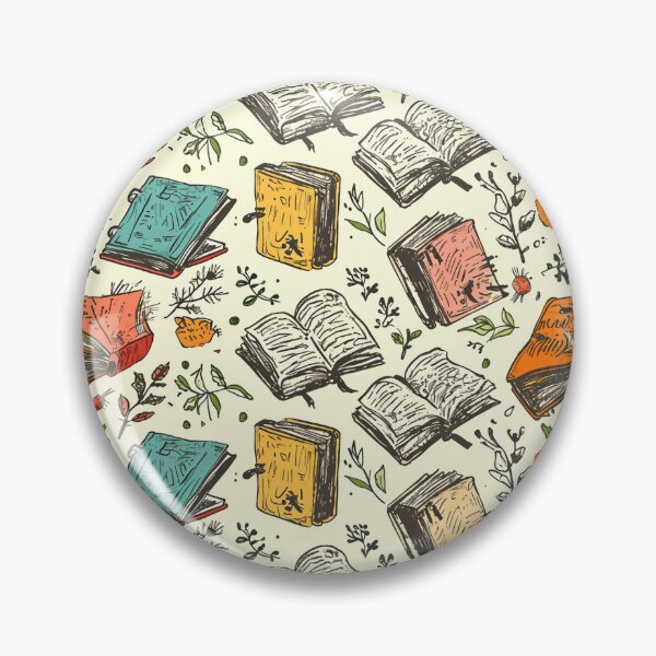 Item preview, Book Aesthetic, Abstract Doodle Books Pattern designed and sold by Desfix.