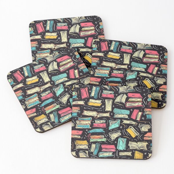 Item preview, Book Aesthetic, Abstract Doodle Books Pattern designed and sold by Desfix.