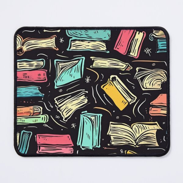 Item preview, Book Aesthetic, Abstract Doodle Books Pattern designed and sold by Desfix.
