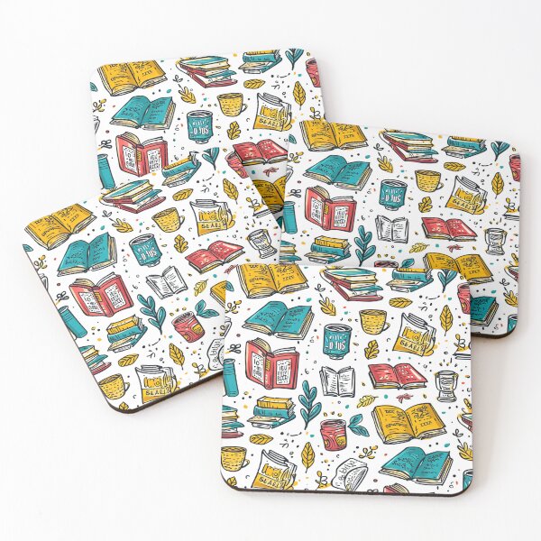 Item preview, Book Aesthetic, Abstract Doodle Books Pattern designed and sold by Desfix.