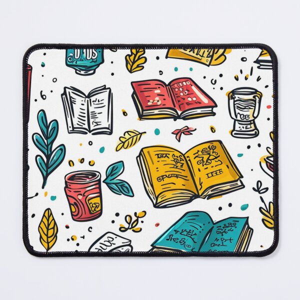 Item preview, Book Aesthetic, Abstract Doodle Books Pattern designed and sold by Desfix.
