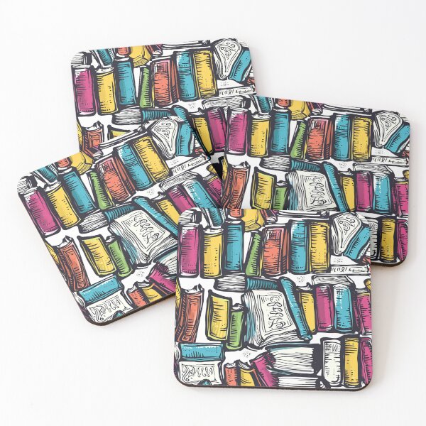 Item preview, Book Aesthetic, Abstract Doodle Books Pattern designed and sold by Desfix.