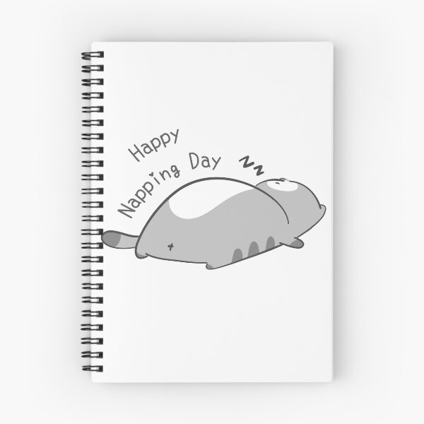 Item preview, Gray raccoon naps on National Nap Day designed and sold by Jessie-2211.