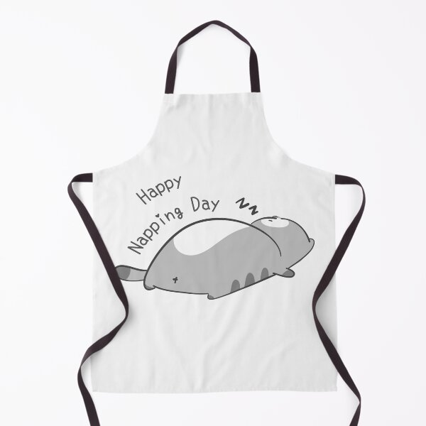 Item preview, Gray raccoon naps on National Nap Day designed and sold by Jessie-2211.