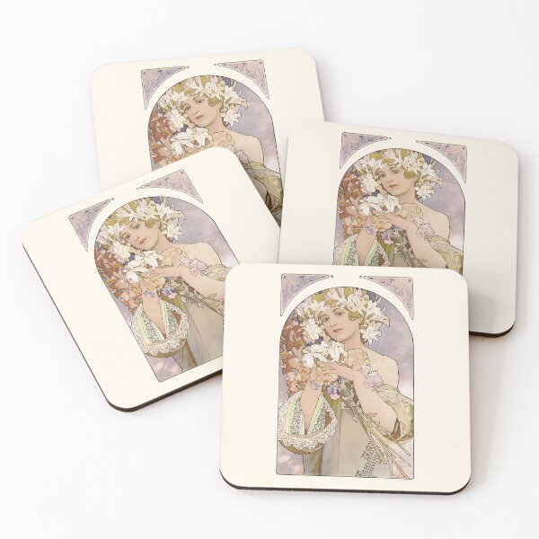 Item preview, Flower, by Alphonse Mucha. HIGH DEFINITION designed and sold by MINDTHECHERRY.