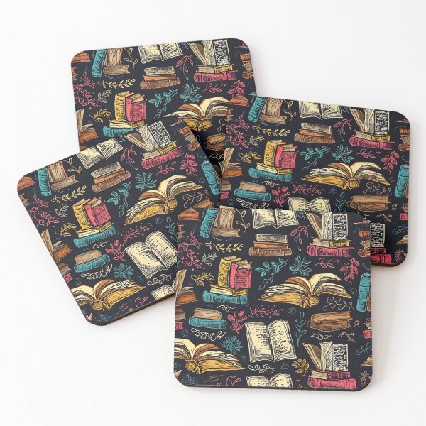 Item preview, Book Aesthetic, Abstract Doodle Books Pattern designed and sold by Desfix.