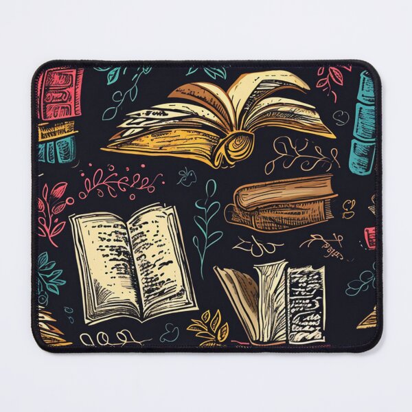 Item preview, Book Aesthetic, Abstract Doodle Books Pattern designed and sold by Desfix.