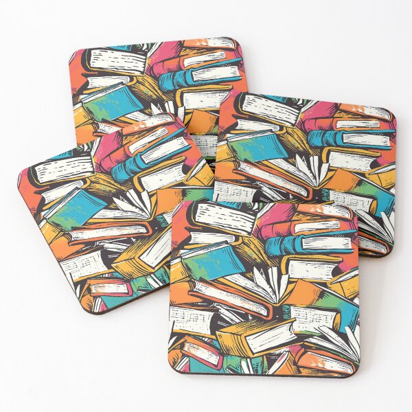 Item preview, Book Aesthetic, Abstract Doodle Books Pattern designed and sold by Desfix.
