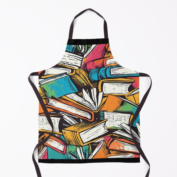 Item preview, Book Aesthetic, Abstract Doodle Books Pattern designed and sold by Desfix.