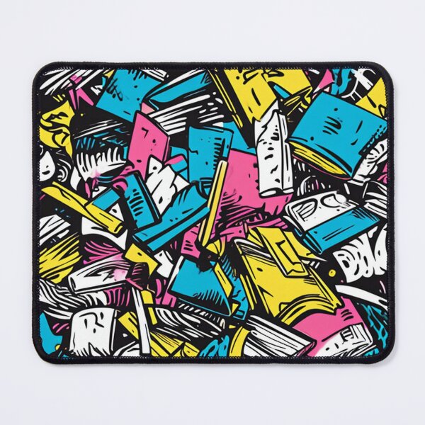 Item preview, Book Aesthetic, Abstract Doodle Books Pattern designed and sold by Desfix.