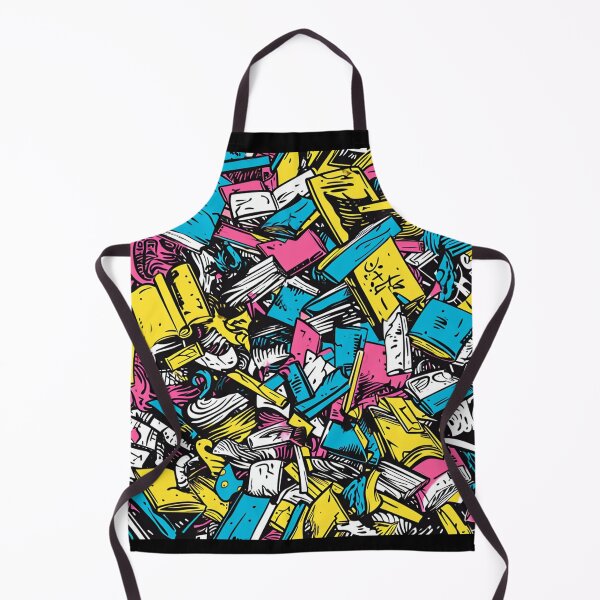 Item preview, Book Aesthetic, Abstract Doodle Books Pattern designed and sold by Desfix.