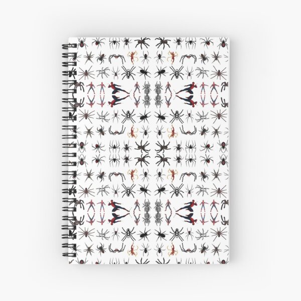 Spider, spinner, caterpillar, cross, cross-piece, frog, crossing, turnstile Spiral Notebook