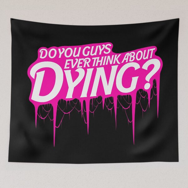 Item preview, "Do you guys ever feel like dying?" designed and sold by Crossroads-Art.