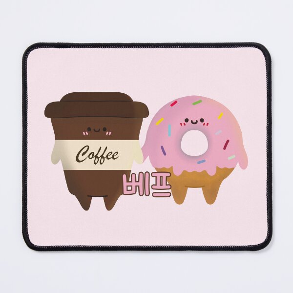 Item preview, Kawaii Coffee and Doughnut 베프 Best Friends Forever designed and sold by Kimchi-style-.