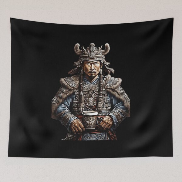 Item preview, Coffee and Mongolian Warrior designed and sold by likbatonboot.