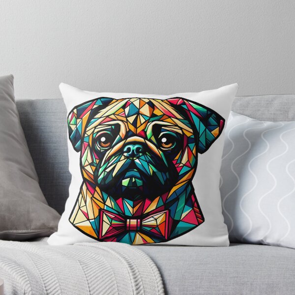 Item preview, Geometric Pug designed and sold by Vikycialp.