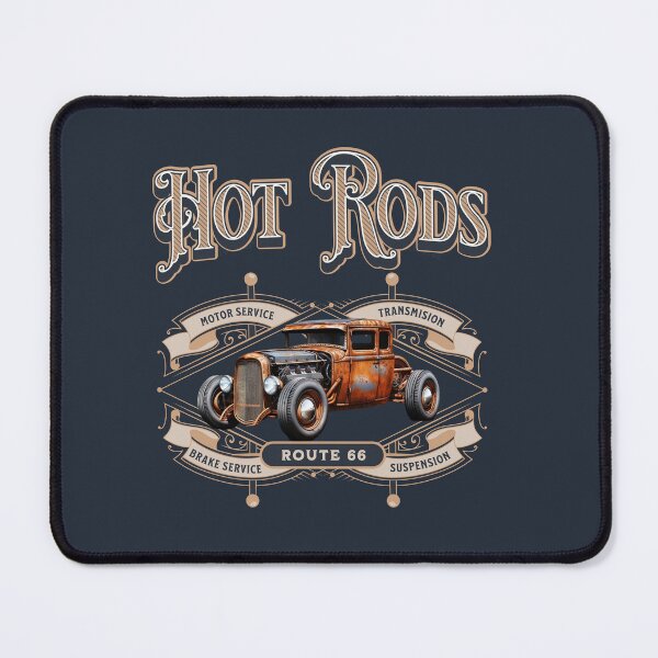 Item preview, Hot rods route 66 - In rust we trust- Car madness - king of the road - Car madness - Up load designed and sold by JansenGS.