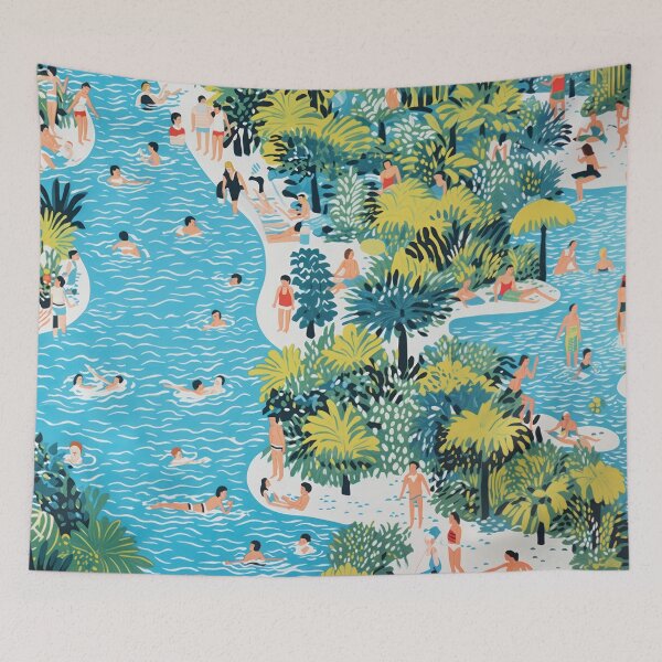 Item preview, Hidden object picture, outdoor pool designed and sold by Mauswohn.