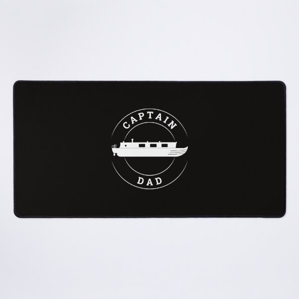 Item preview, Captain Dad (wht-wht) designed and sold by canal-arts.