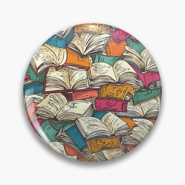 Item preview, Book Aesthetic, Abstract Doodle Books Pattern designed and sold by Desfix.