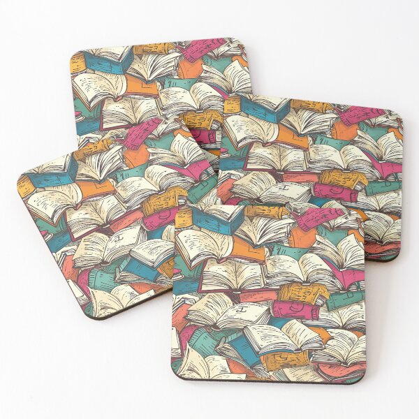 Item preview, Book Aesthetic, Abstract Doodle Books Pattern designed and sold by Desfix.