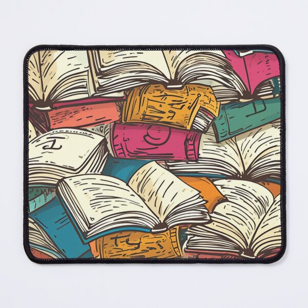 Item preview, Book Aesthetic, Abstract Doodle Books Pattern designed and sold by Desfix.