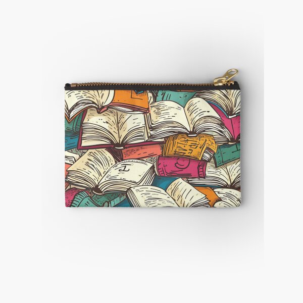 Item preview, Book Aesthetic, Abstract Doodle Books Pattern designed and sold by Desfix.