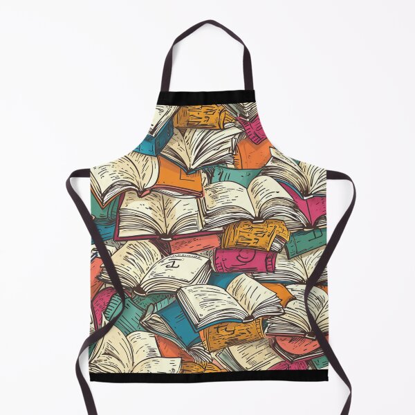 Item preview, Book Aesthetic, Abstract Doodle Books Pattern designed and sold by Desfix.