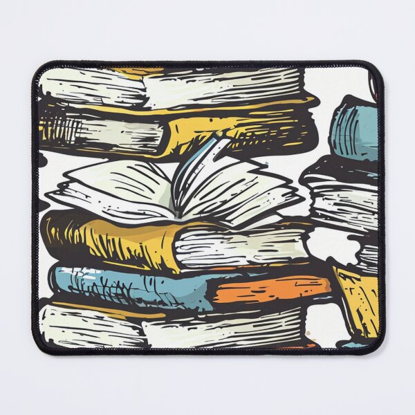 Item preview, Book Aesthetic, Abstract Doodle Books Pattern designed and sold by Desfix.
