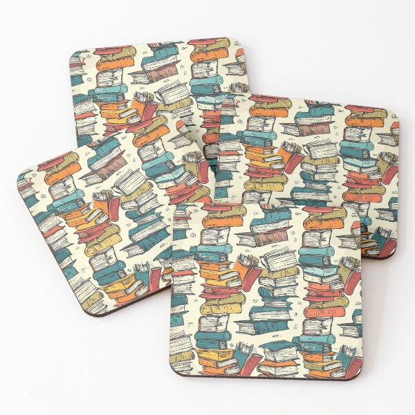 Item preview, Book Aesthetic, Abstract Doodle Books Pattern designed and sold by Desfix.