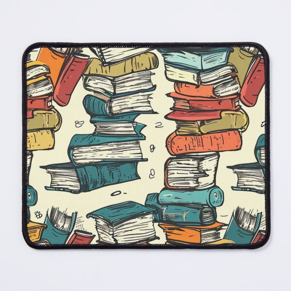Item preview, Book Aesthetic, Abstract Doodle Books Pattern designed and sold by Desfix.