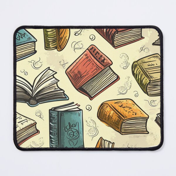 Item preview, Book Aesthetic, Abstract Doodle Books Pattern designed and sold by Desfix.