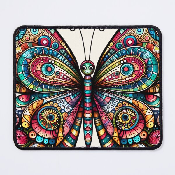Item preview, Polish Pottery Folk Art Abstract Butterfly designed and sold by Pati-Design.