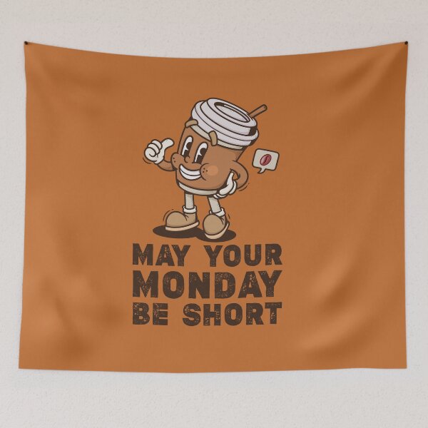 Item preview, Retro Monday Boost: Vintage Cartoon Coffee Cup Collection designed and sold by Wise-Geek.