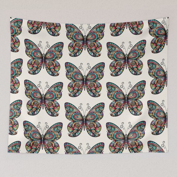 Item preview, Polish Pottery Folk Art Abstract Butterfly designed and sold by Pati-Design.