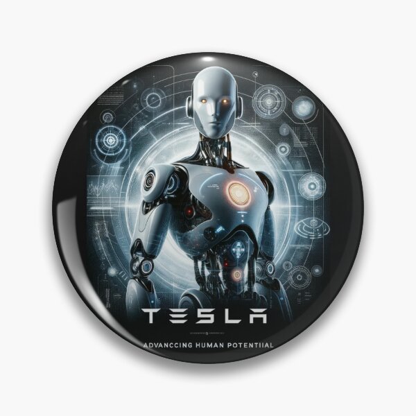 Item preview, Tesla bot designed and sold by TEEJAMBOREE.