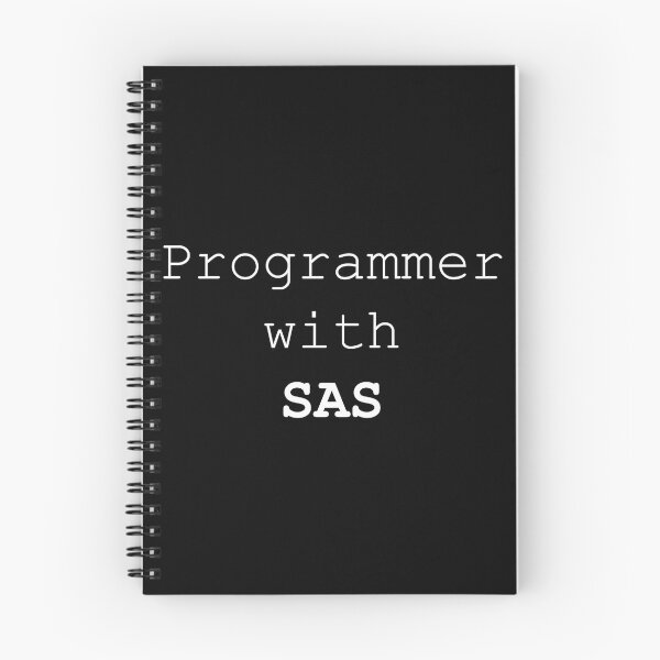 Item preview, Programmer With SAS Black Background designed and sold by SkitchandSketch.
