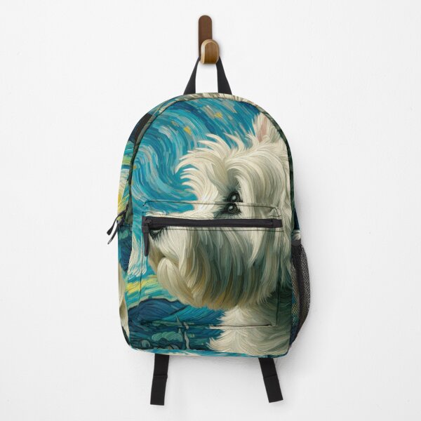 Item preview, West Highland Terrier Side Profile in the Style of Van Gogh - Westie Painting designed and sold by Star-Fragment.