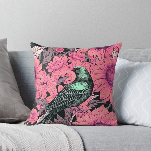 Artikelvorschau, Digitales Sonnenblumen-Vogel-Muster entworfen und verkauft von zolarche.