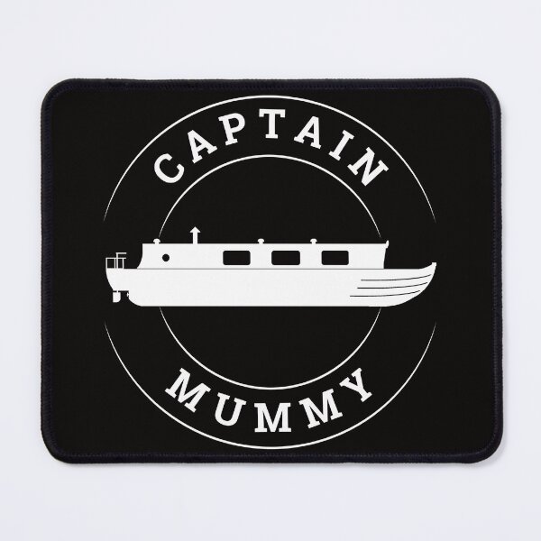 Item preview, Captain Mummy (wht-wht) designed and sold by canal-arts.